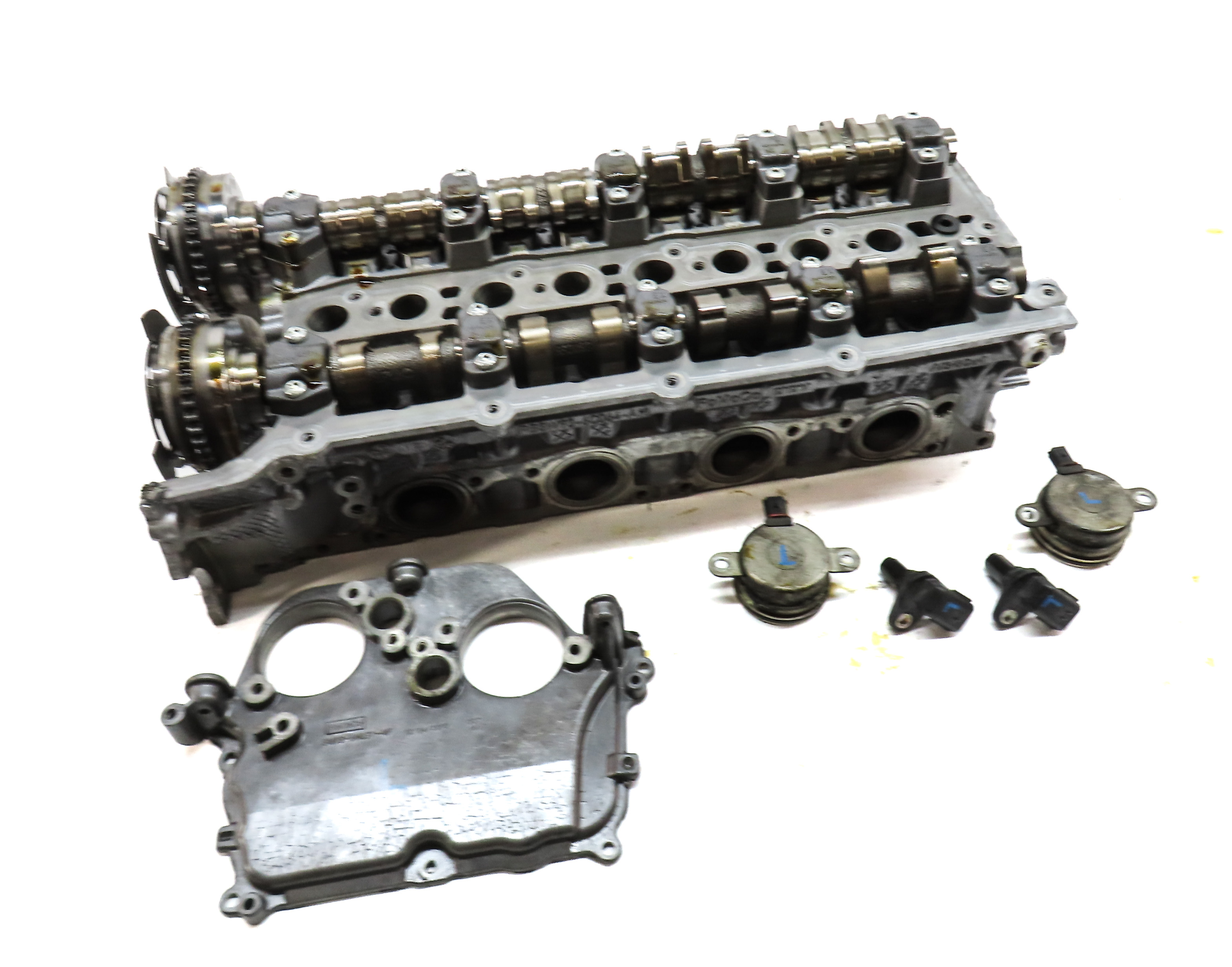 10-13 LR4 RANGE ROVER SPORT L320 L322 L405 5.0L N/A ENGINE LEFT CYLINDER HEAD — exact item pictured